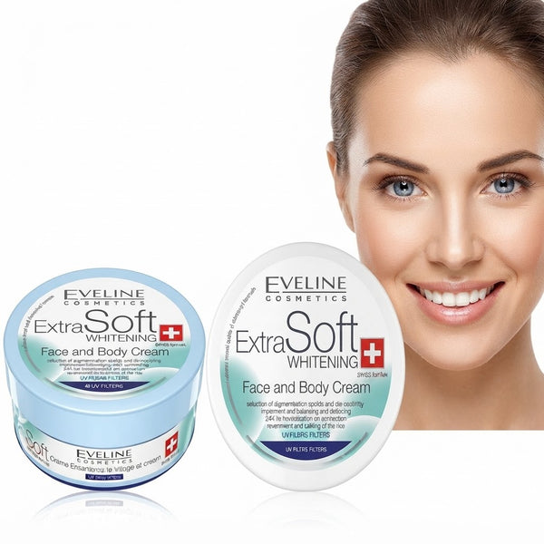 Eveline Extra Soft Whitening Face & Body Cream 200ml