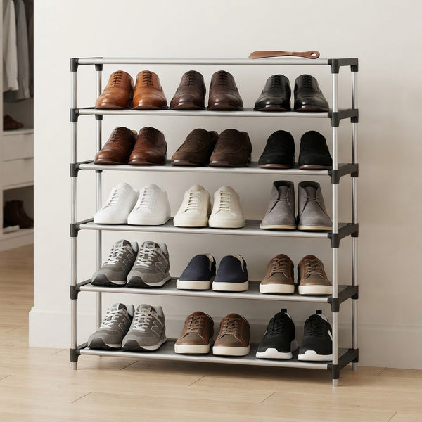 Metal Shoe Rack with Handle