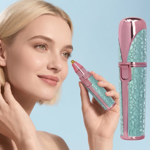 Portable 2-in-1 Electric Epilator & Eyebrow Trimmer