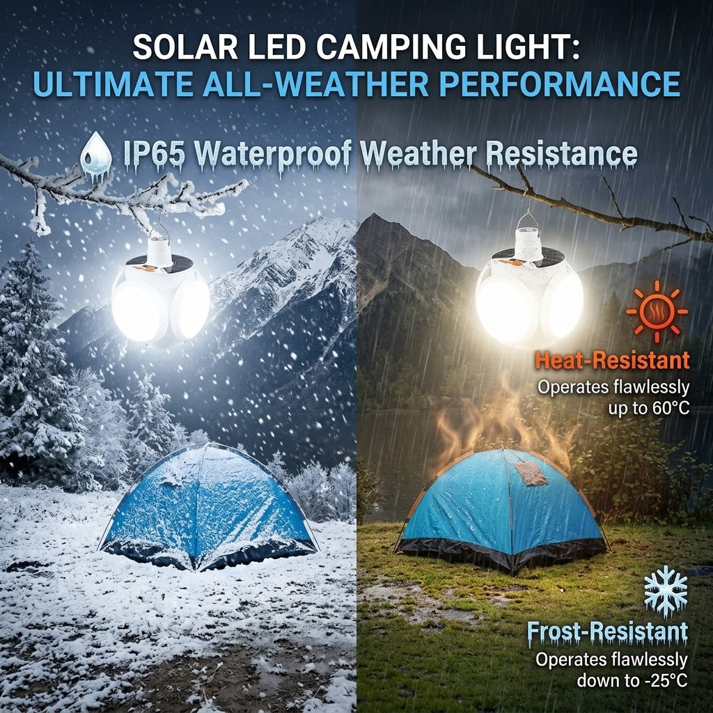 Multifunctional Solar LED Folding Light - 90° Adjustable