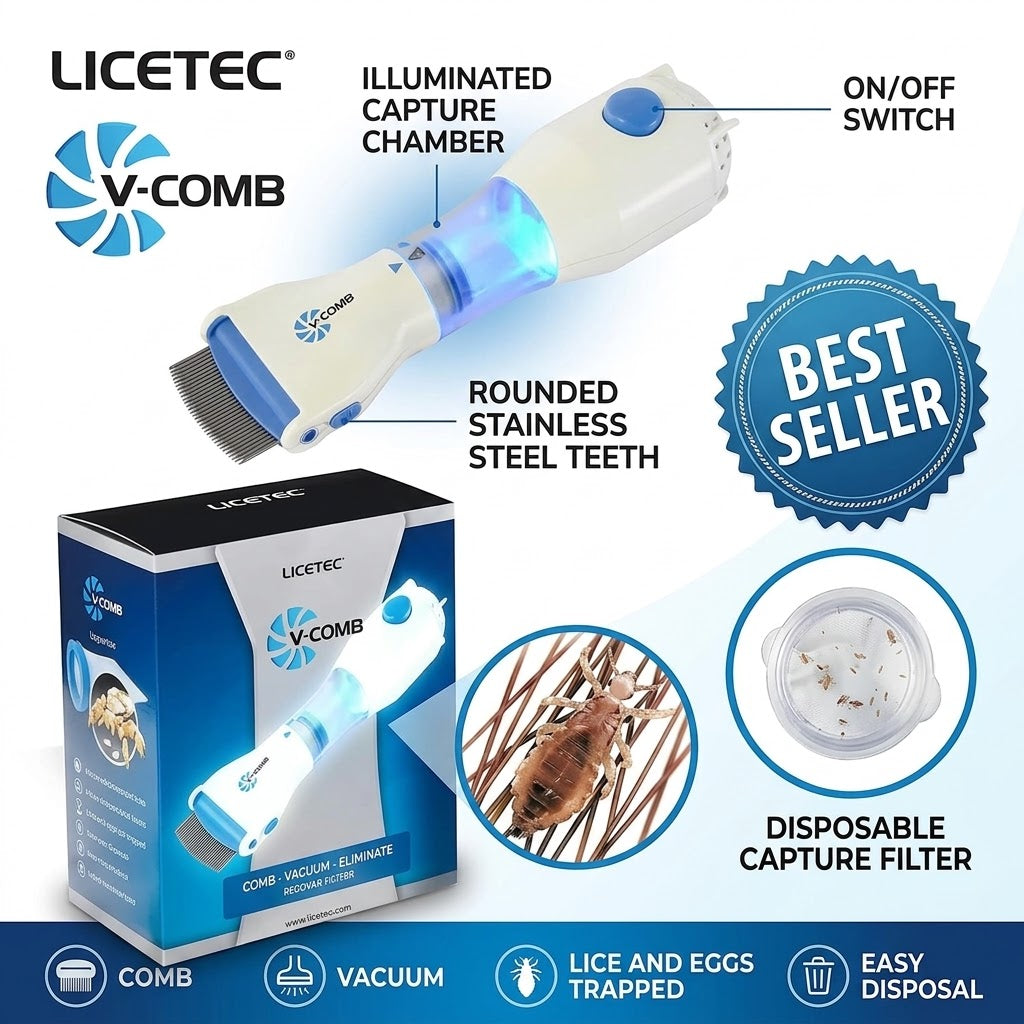 Electric Suction Flea Comb for Pets