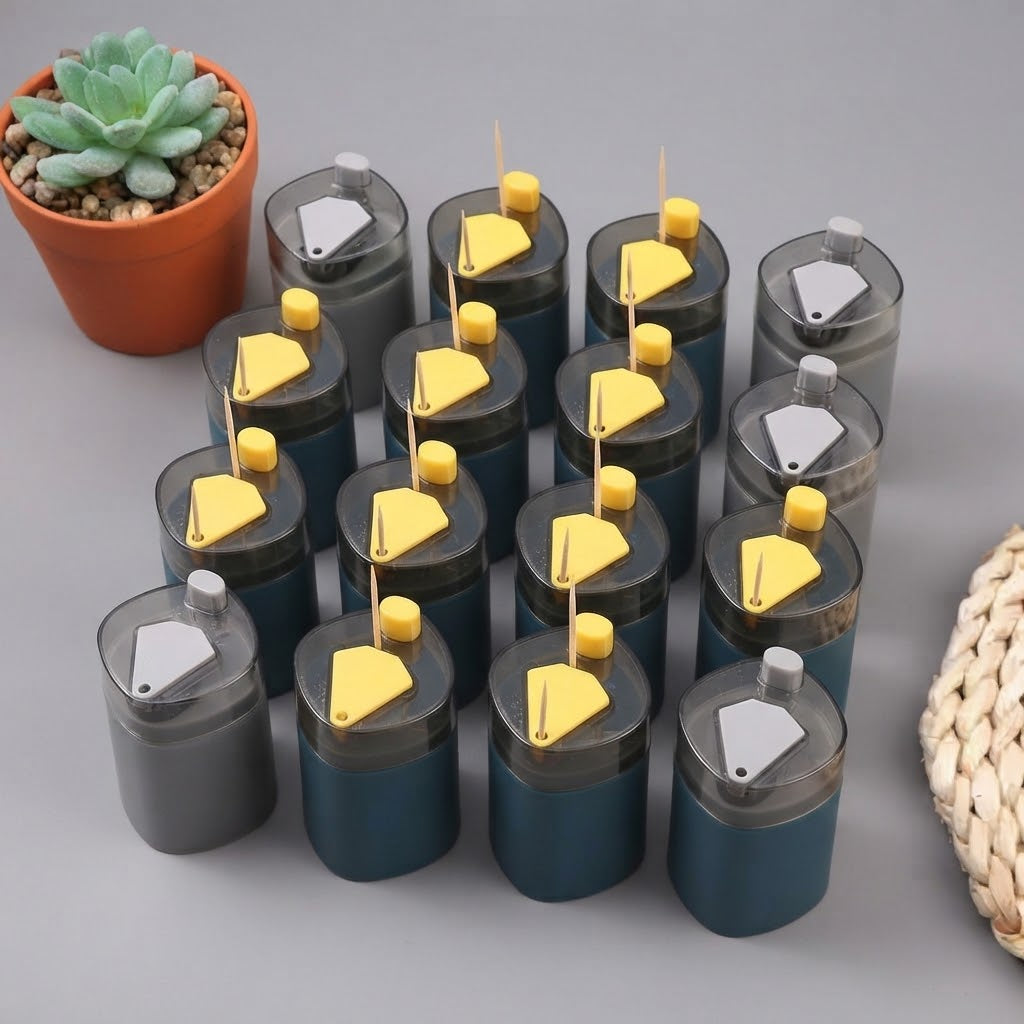 Automatic Push-type Toothpick Holder Box