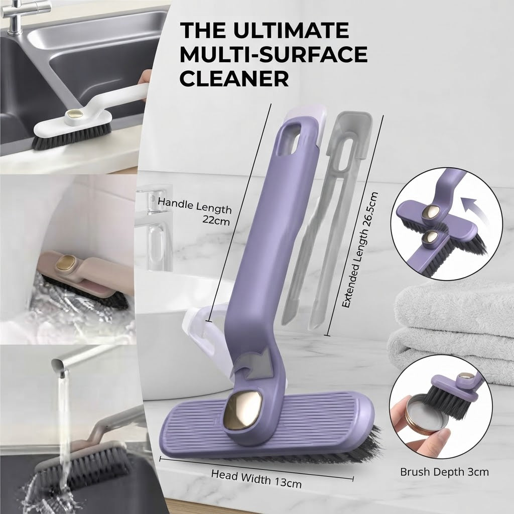 3-in-1 360° Rotating Crevice Cleaning Brush