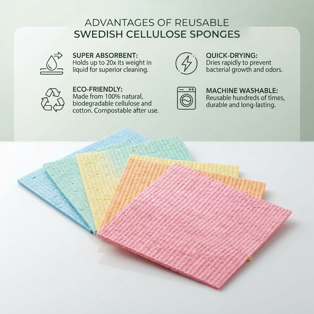 GullPlaza.pk Cellulose Sponge Cleaning Cloth