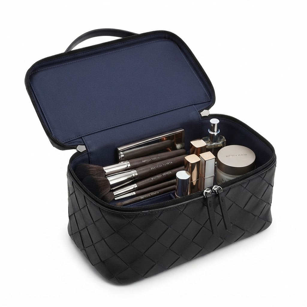 Diamond Cut Luxury Cosmetic Bag