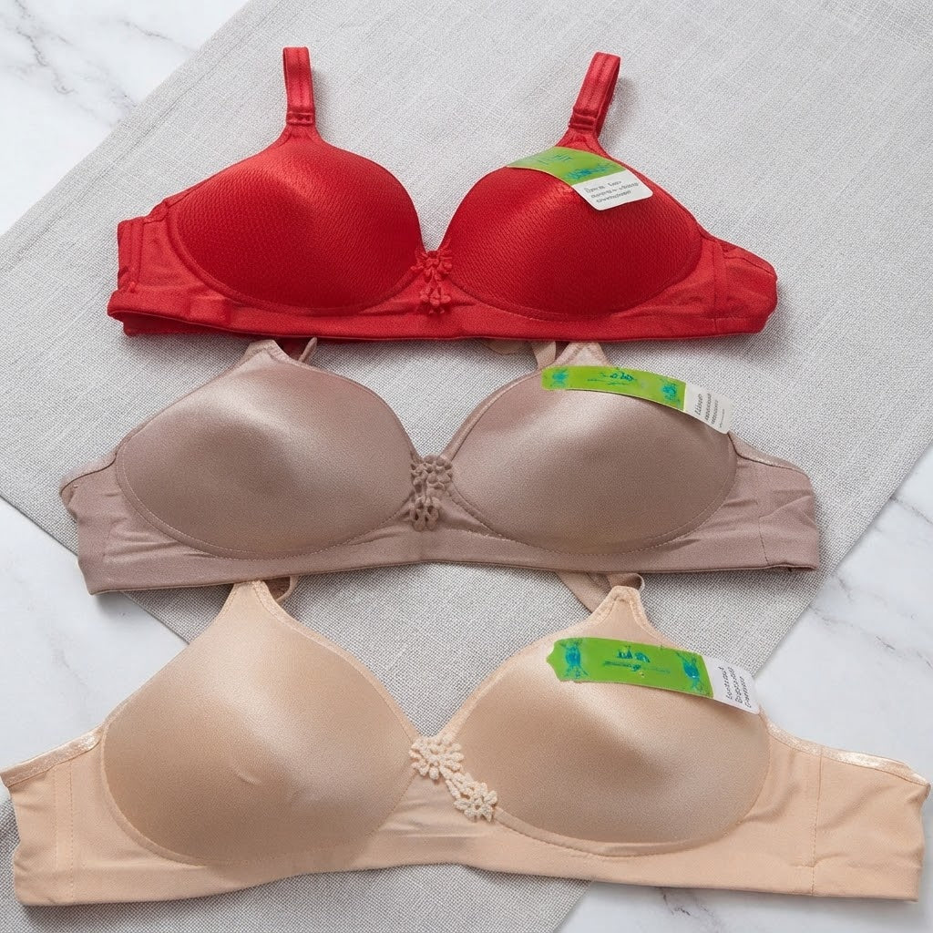Multicolor Sequin Padded Bra