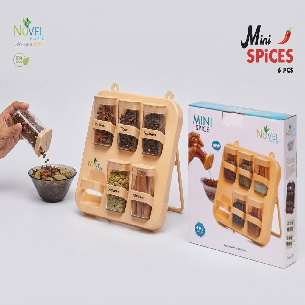 Mini Transparent Spice Kit Set