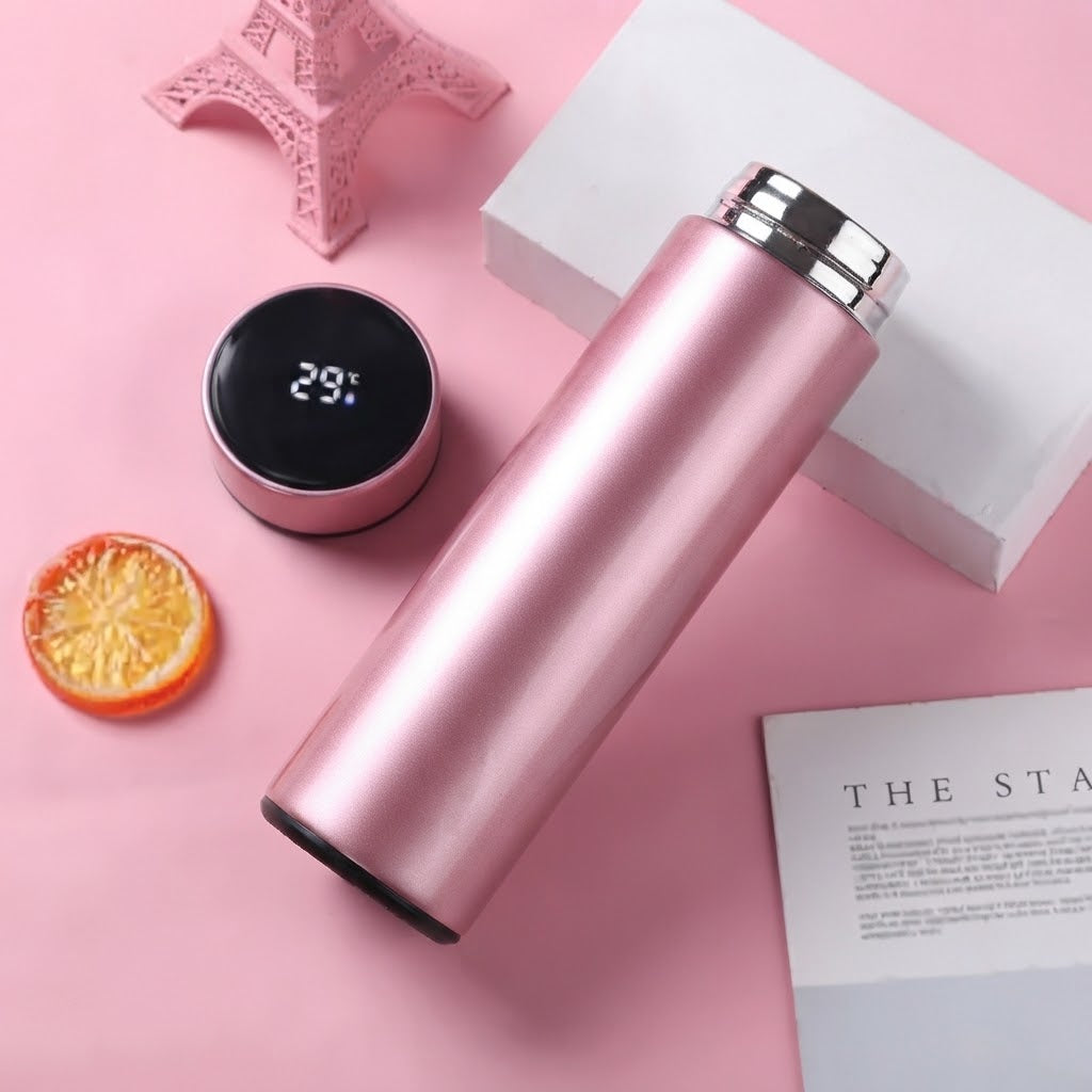 Premium Stainless Steel Soft Touch LED Thermal Bottle 500ML