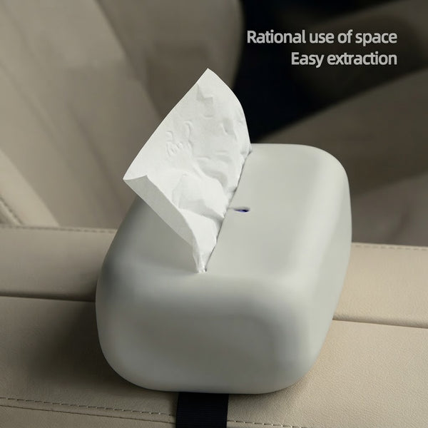 GullPlaza.pk Portable Silicone Car Tissue Box Holder