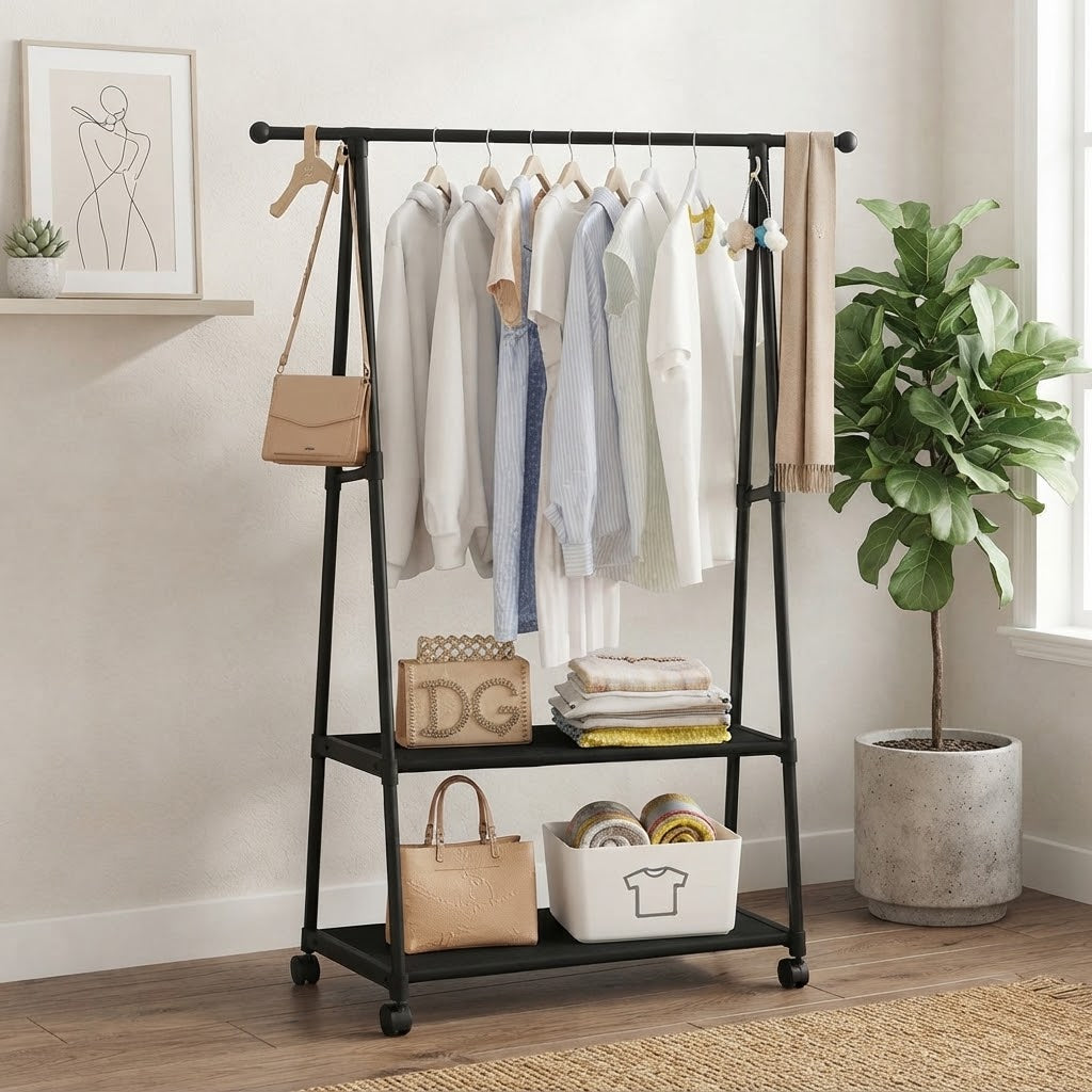 Multi-Functional Detachable Metal Clothes Hanger
