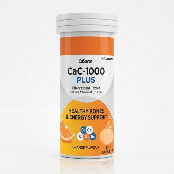 CAC-1000 Plus Orange Flavor Vitamin C Tablets