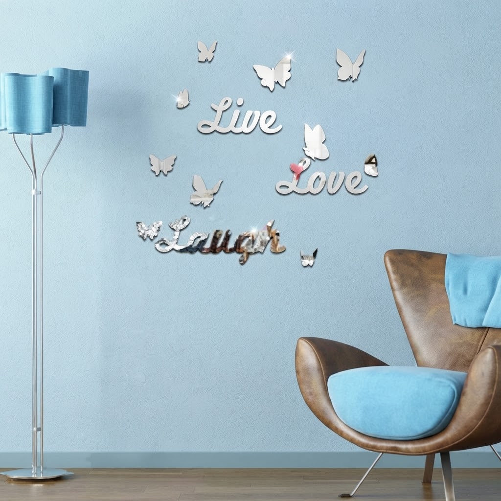Gull Plaza Acrylic Mirror Wall Stickers