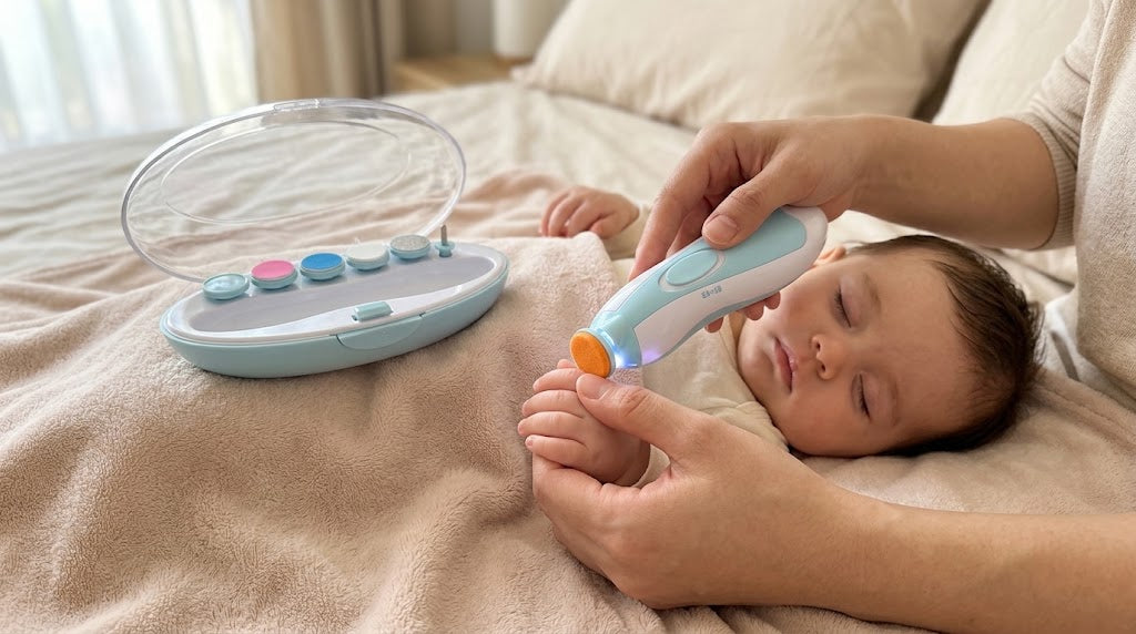 Electric Baby Nail Trimmer & Clipper Set