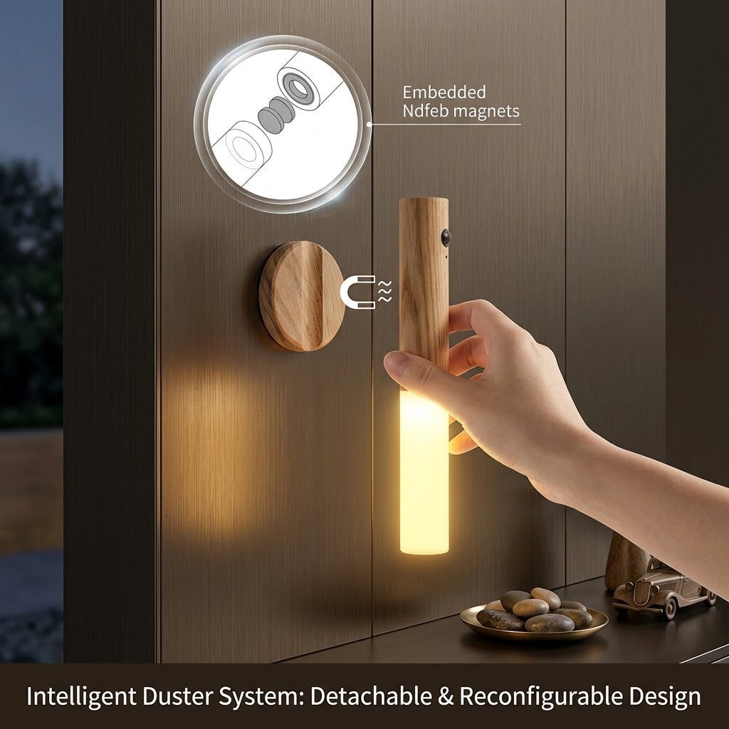 Motion Sensor Night Lights, Wireless Magnetic LED Wall Light