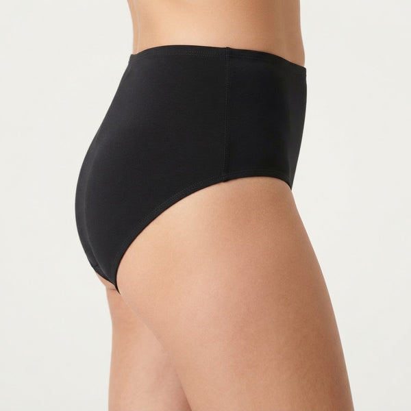Black Plain Jersey Panties