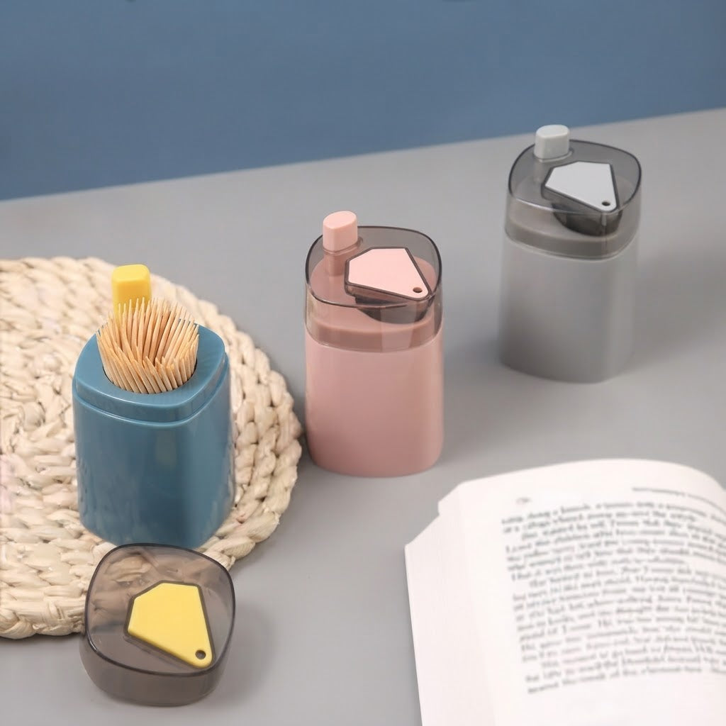 Automatic Push-type Toothpick Holder Box
