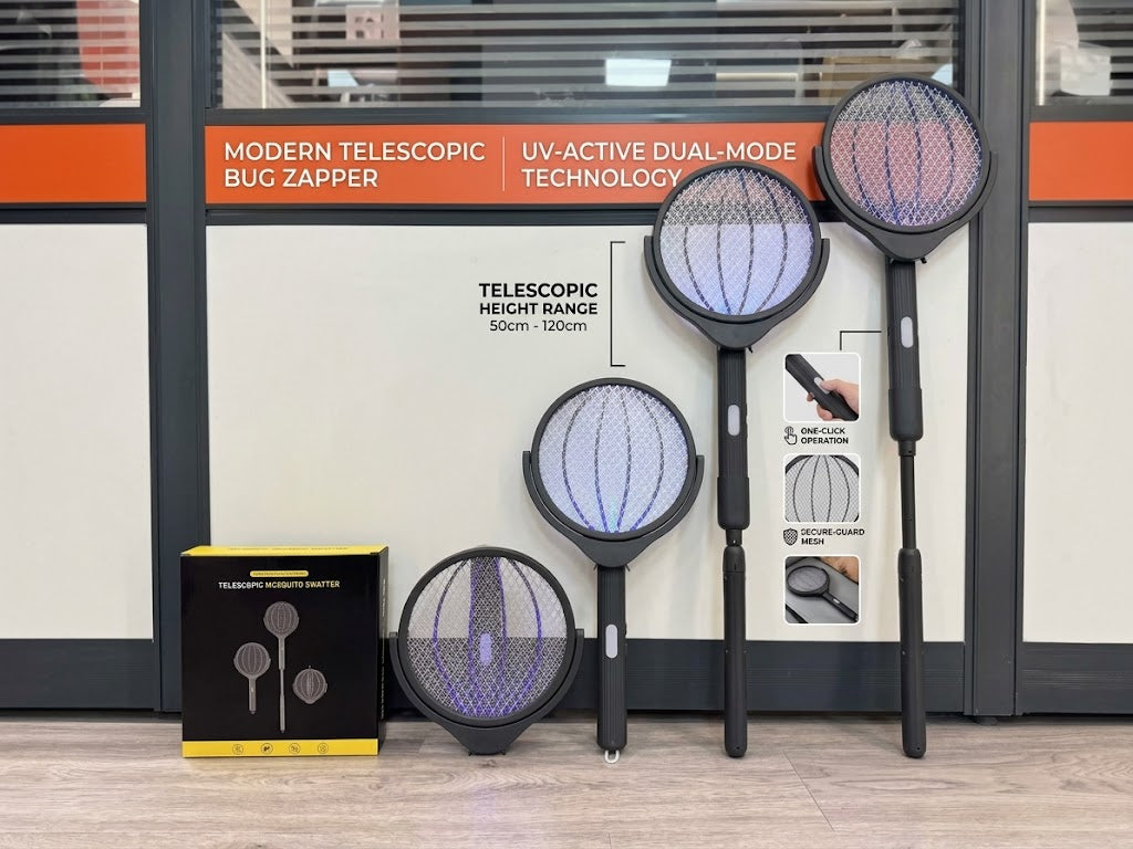 Telescopic Extension Electric Mosquito Swatter