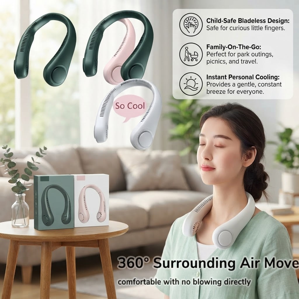 GullPlaza.pk Portable Neck Fan