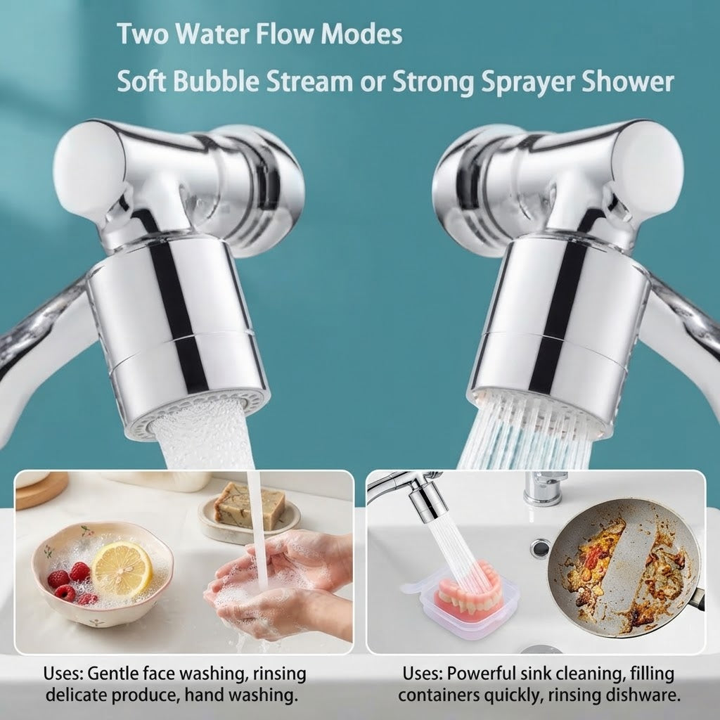 GullPlaza.pk 1080° Universal Rotating Faucet Extender