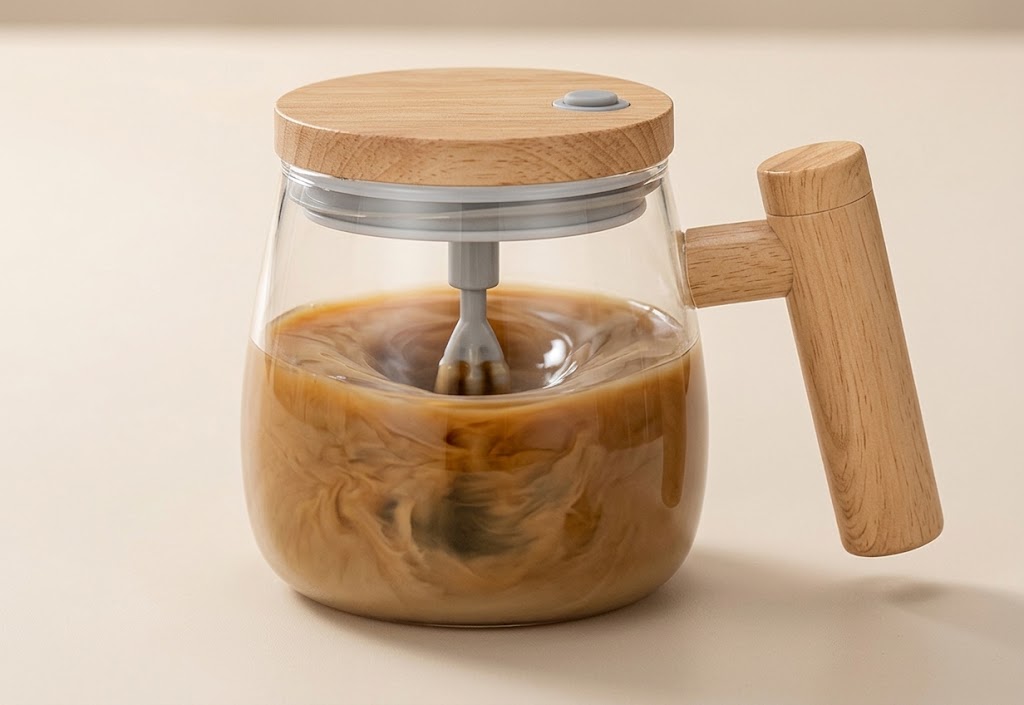 Automatic Self-Stirring Coffee Mug