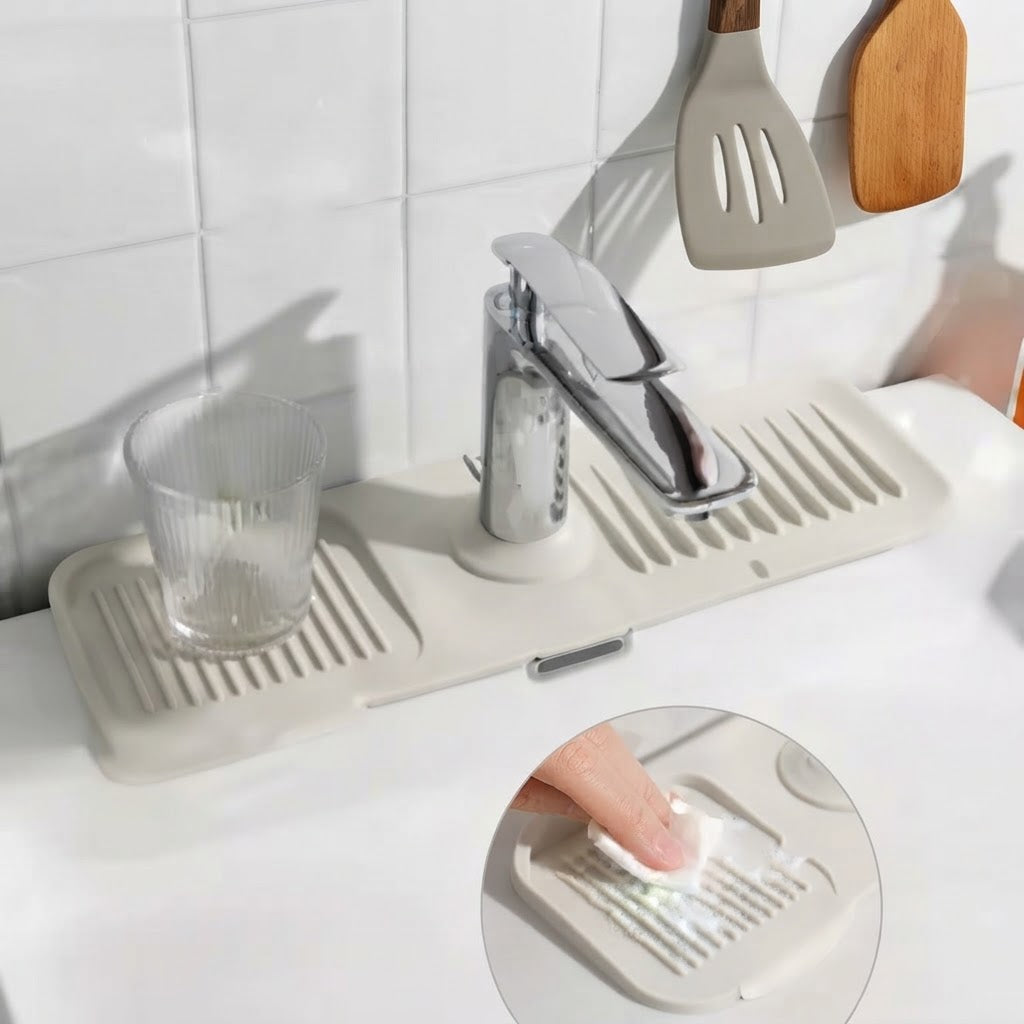 Kitchen Silicone Sink Faucet Splash Pad