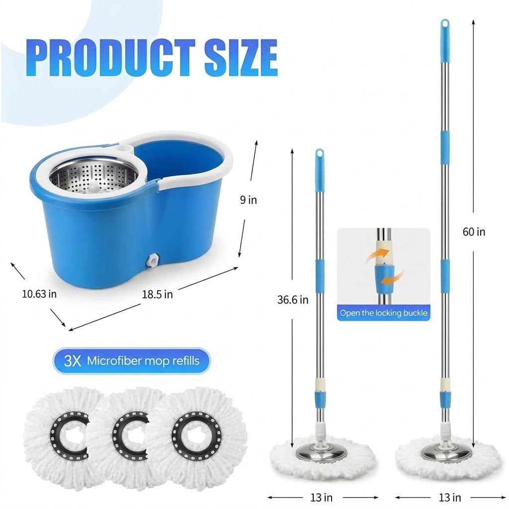 Spin Mop – Easy Spin Magical Mop Set