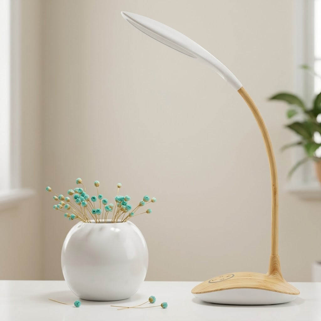 LED Desk Lamp – Portable Touch Control Eye Protection Table Light