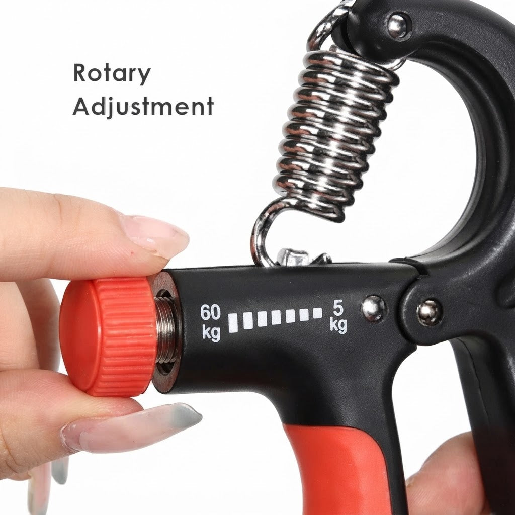 Adjustable Hand Grip Strengthener with Counter