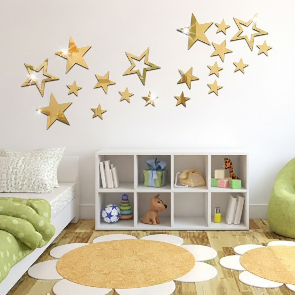 Gull Plaza Acrylic Mirror Wall Stickers