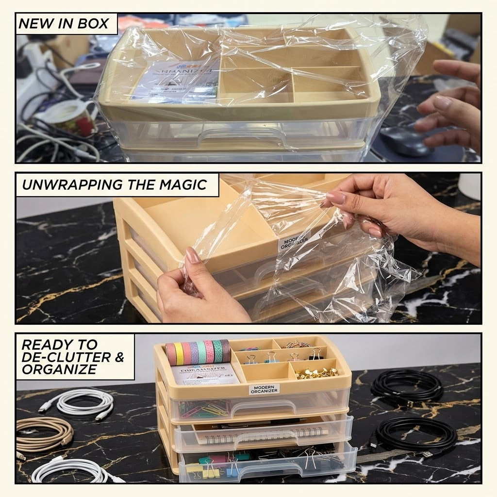 3-Layer Drawer Organizer
