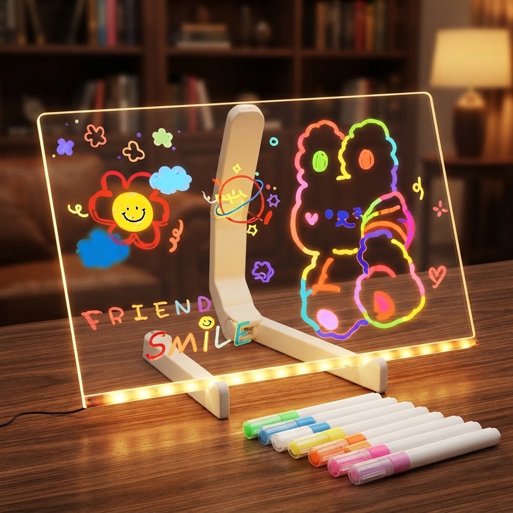 3D LED Luminous Message Board Light
