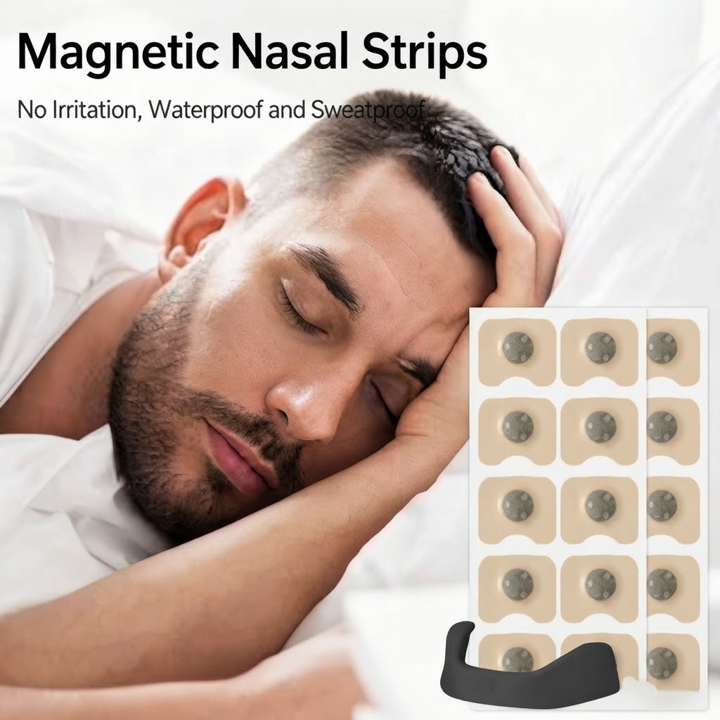 Magnetic Nasal Strips Increase Air Breathing Reduce Snoring Kit