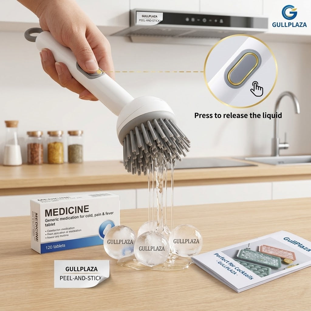 New 360 Rotating Kitchen Dish Cleaning Brush