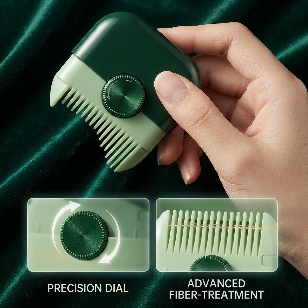 2-in-1 Hair Clipper and Split-End Trimmer Comb