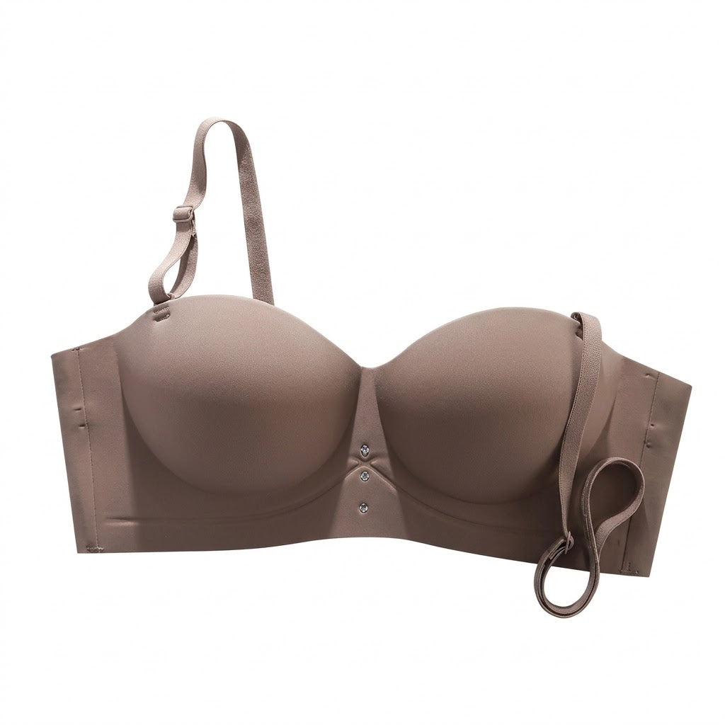 Champagne White Traceless Bra for Daily Wear