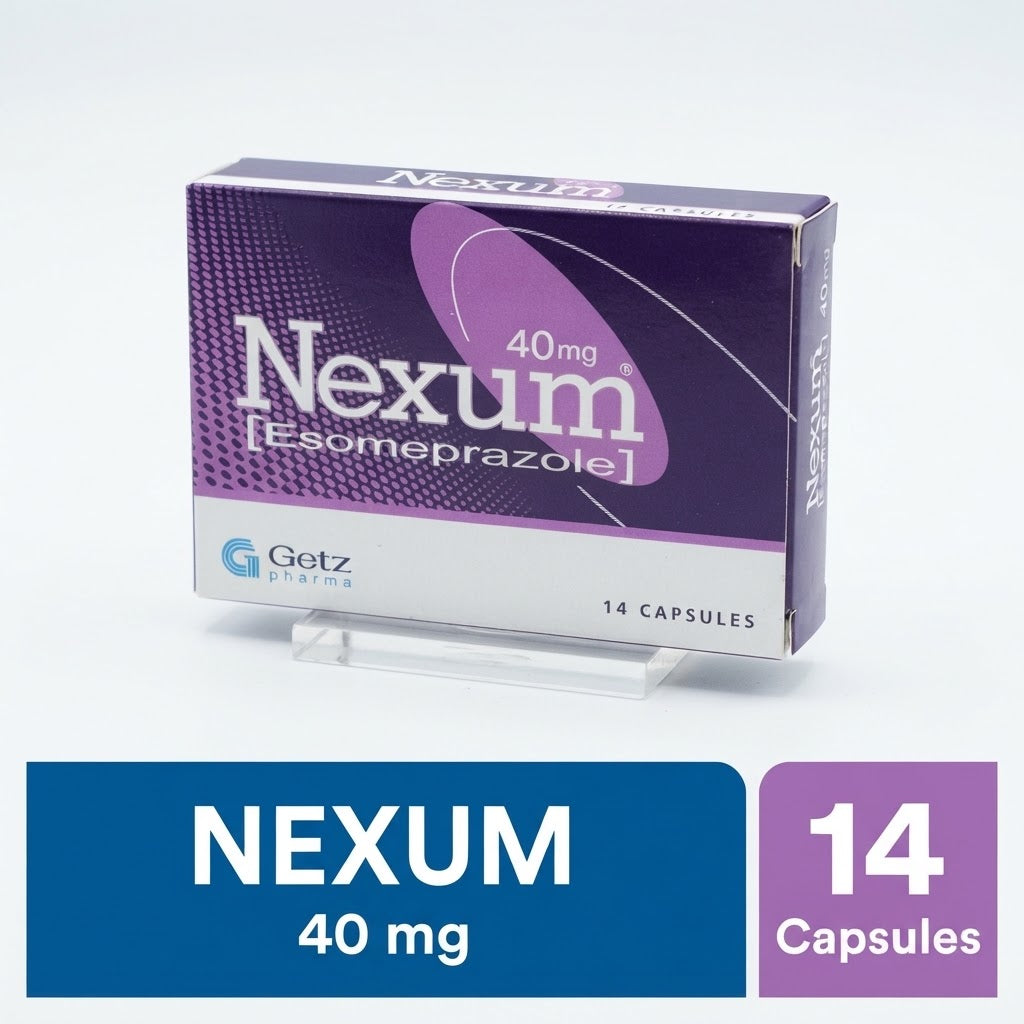 Nexum 40mg Capsules (Esomeprazole)
