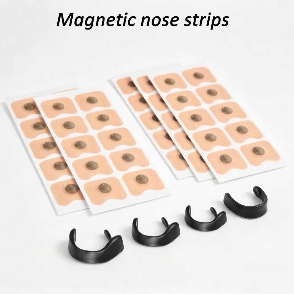 Magnetic Nasal Strips Increase Air Breathing Reduce Snoring Kit