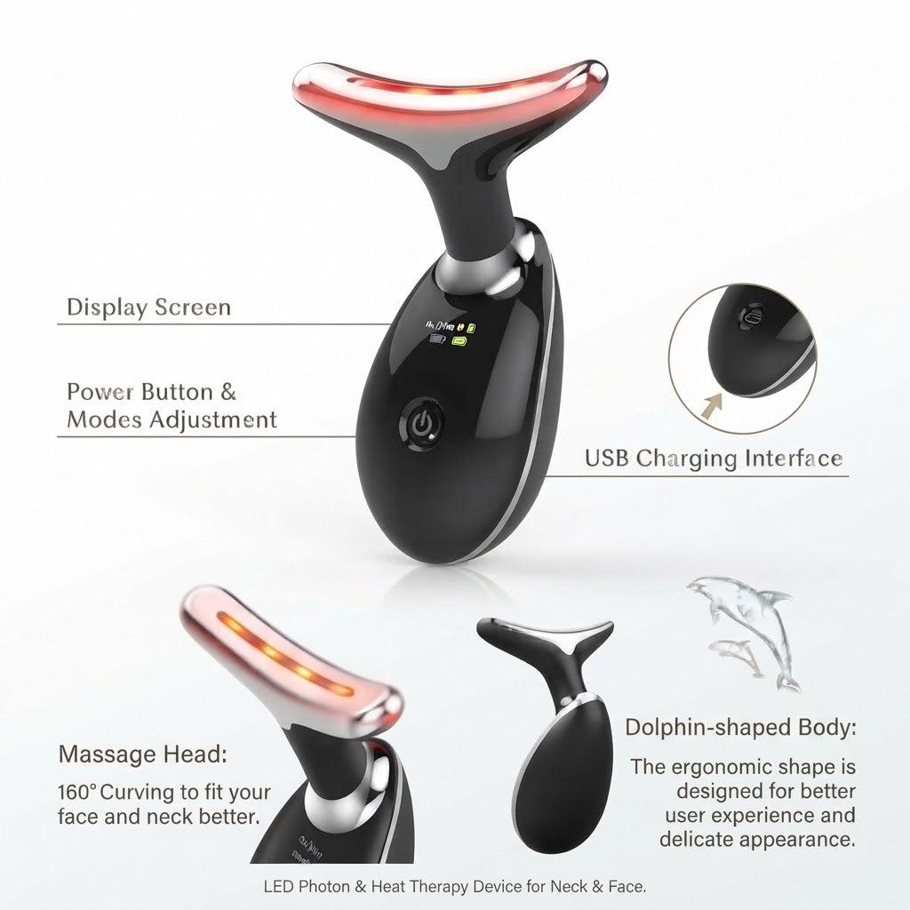 Digital Neck & Face Slimming Massager