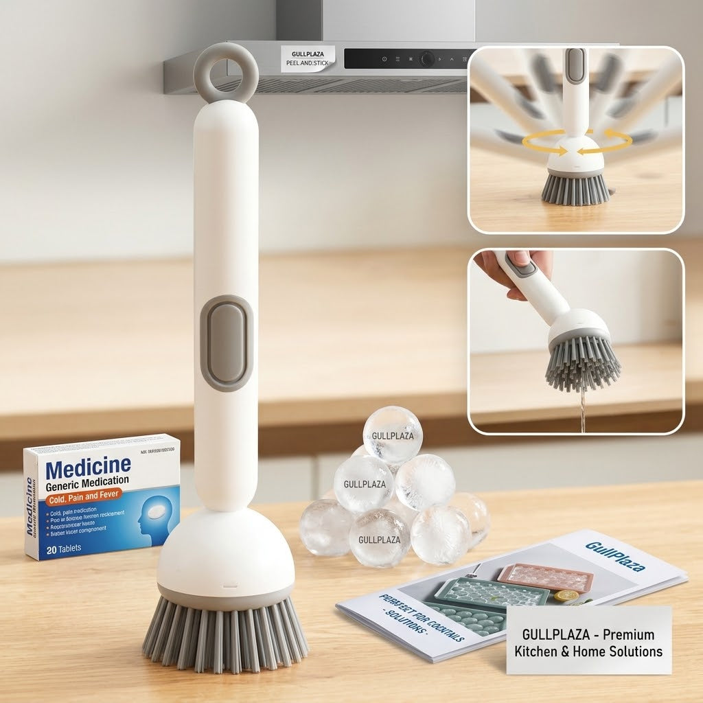 New 360 Rotating Kitchen Dish Cleaning Brush