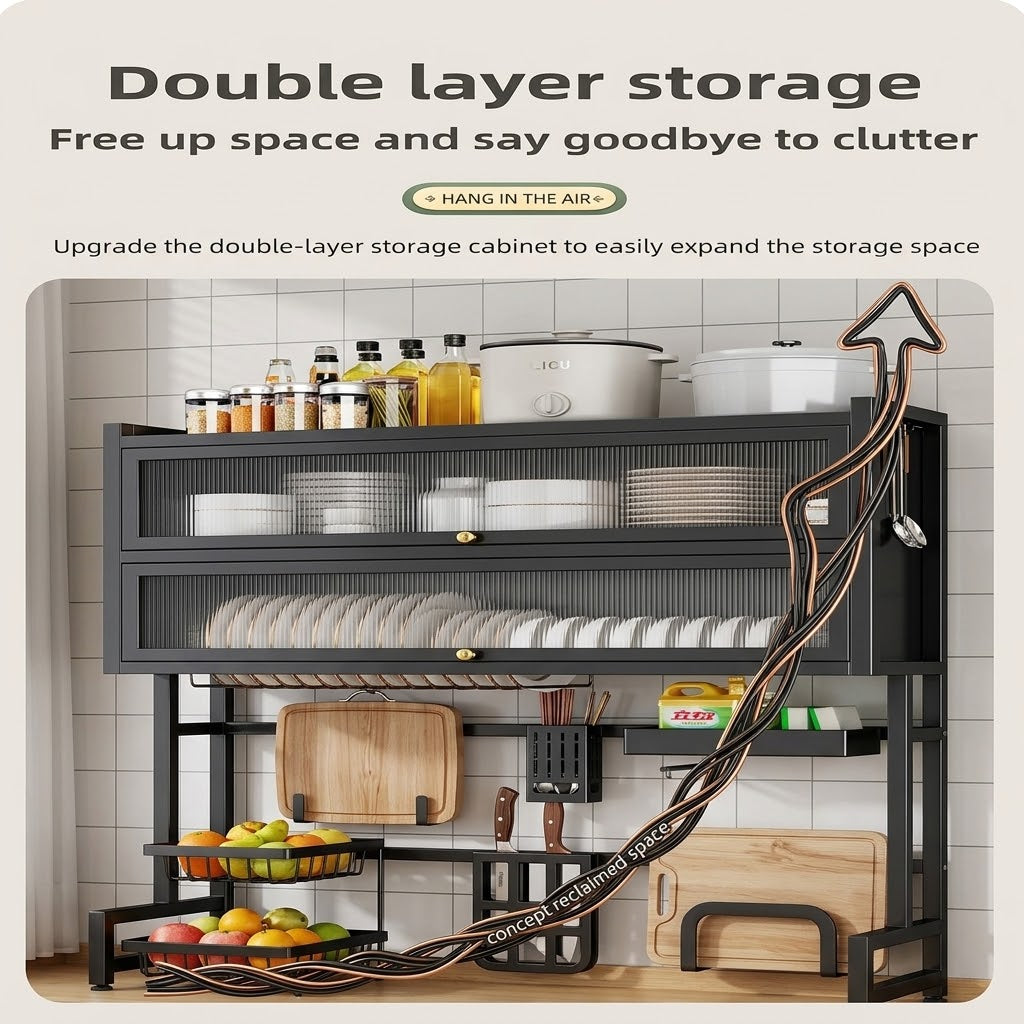 Dish Rack with Utensil Holder