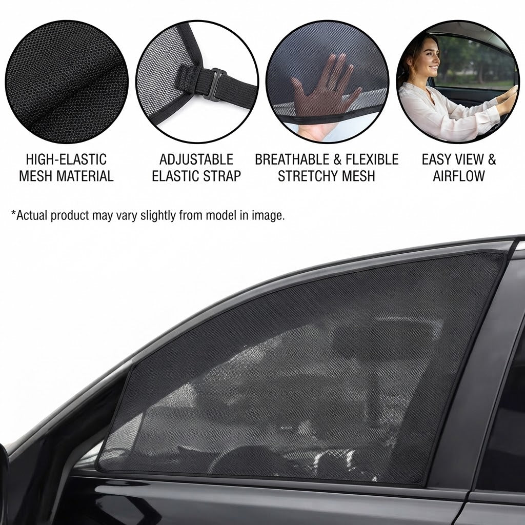 Car Window Sunshade Mosquito-Proof Screen Cover