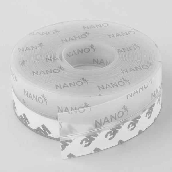 Self-Adhesive Transparent Silicone Door & Window Sealing Strip 5 Meter