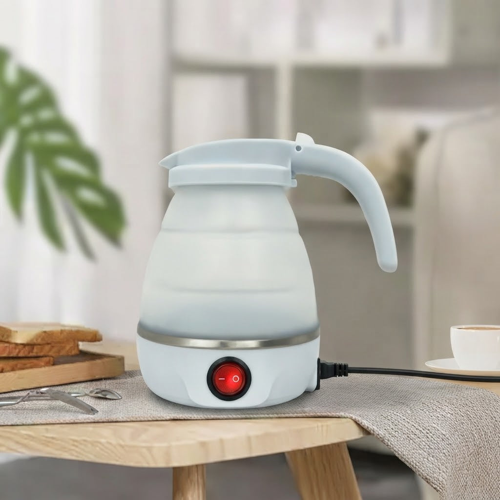 GullPlaza.pk Portable Silicone Foldable Electric Kettle