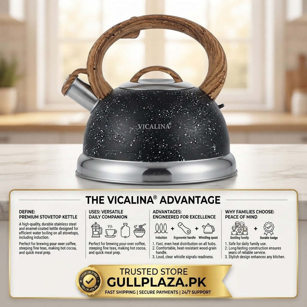 Vicalina Whistling Stovetop Kettle