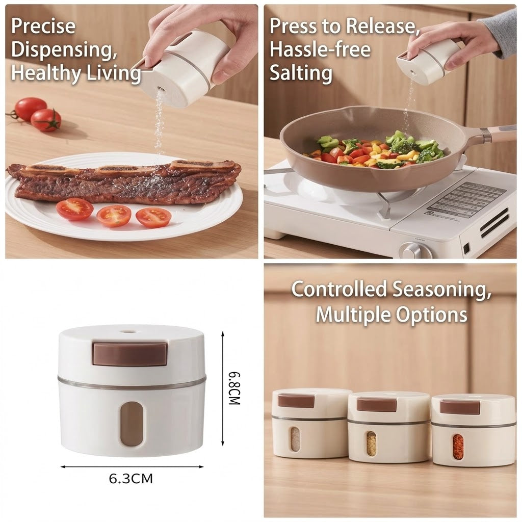Creative Magnetic Wall-Mounted Seasoning Bottles