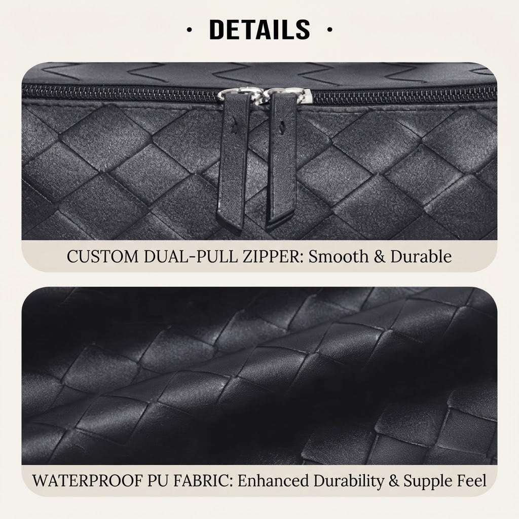 Diamond Cut Luxury Cosmetic Bag