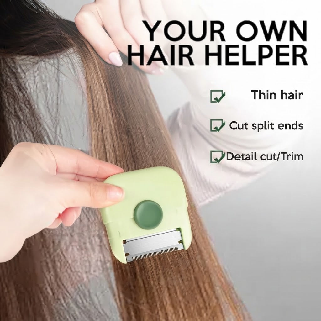 2-in-1 Hair Clipper and Split-End Trimmer Comb