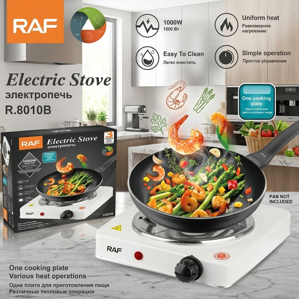 RAF R.8010B Electric Single Cooking Plate Stove