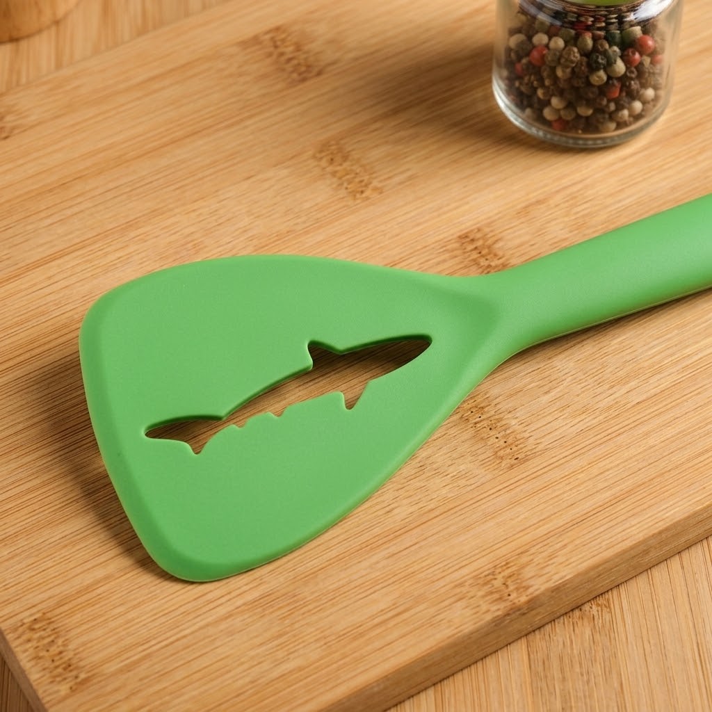 5-Pcs Colorful Silicone Kitchen Spoon Set