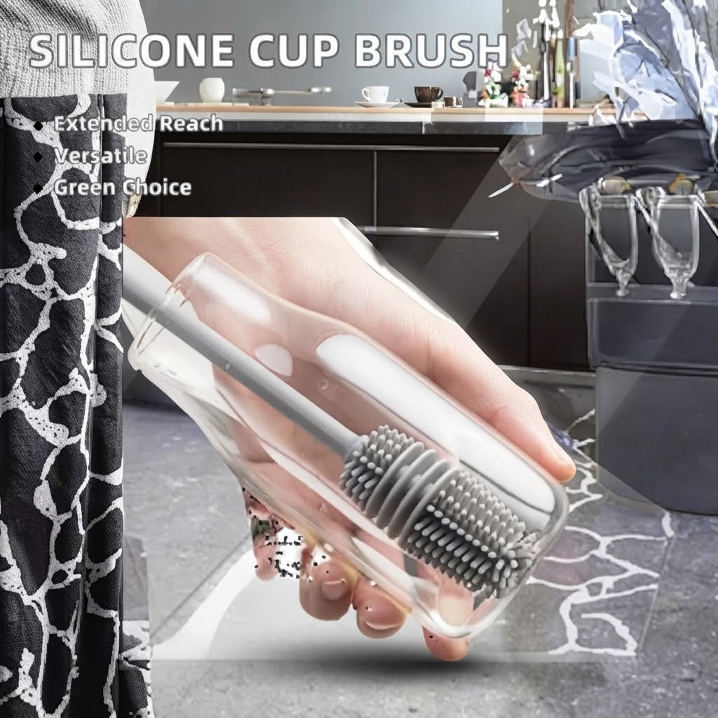 Premium Silicone Bottle Cleaning Brush